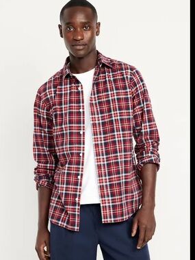 J Crew Slim Plaid Button Down Shirt